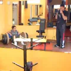 120Kg (264lbs) Hip Thrust by a FEMALE! July 2011